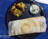 Masala dosa And paneer jini dosa recipe step 9 photo