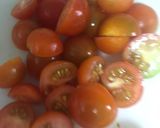 Foto del paso 1 de la receta: Tomates cherry con mozzarella de búfala y pesto