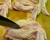 A picture of step 1 of Nagoya style Chicken wings.