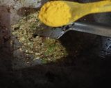 A picture of step 2 of Parwal and moong dal ki curry.