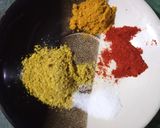 A picture of step 2 of Dahi Lukhmi.