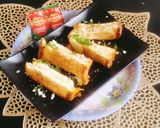 A picture of step 5 of Cheese Spread Garlic Toast 🤤 😋.
