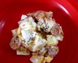 Foto langkah ke 2 dari resep Salad telur udang ala diet #debm #keto.