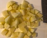 A picture of step 2 of Cheesy leek and potato pies.