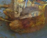 A picture of step 1 of Prawn masala.