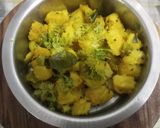 बटाटा भाजी (सात्विक भाजी) (Batata Bhaji Recipe In Marathi) रेसिपी स्टेप 3 फोटो 