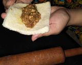 A picture of step 3 of Bread Patties.