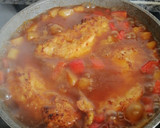 Foto del paso 13 de la receta: Pollo a la naranja con piña y pimientos