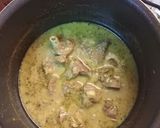 A picture of step 5 of Namkeen mutton gravy.