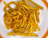 A picture of step 3 of Banana(Matoke) fries.