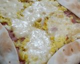 Foto del paso 5 de la receta: Tarta reciclada de fideos, pollo, jamón y queso 🥰