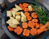 Hình bước làm 4 của món Canh sườn non nấu củ quả