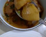 A picture of step 1 of Chatpaty Aloo.