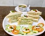A picture of step 10 of Bombay Veg Paneer Sandwich With Spinach Soup.
