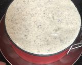 A picture of step 10 of Eggless: Oreo Chocolate Vanilla Ice Cream Cake.