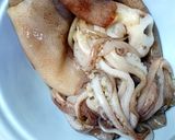 Foto del paso 1 de la receta: Calamares rellenos a la tinta