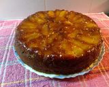 Foto del paso 5 de la receta: Torta de manzanas invertida