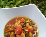 Foto langkah ke 7 dari resep Ikan Asin Telang/Tenggiri Masak Asam Manis.