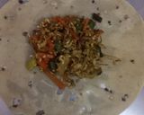 A picture of step 4 of Veg. Patiala.