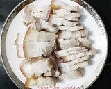 Hình bước làm 1 của món Cuốn Diếp Tôm Thịt