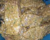 A picture of step 4 of Green masala fish marination.