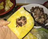 Hình bước làm 2 của món Hoành thánh thịt viên