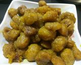 A picture of step 3 of Soya Chilli.