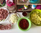 Lecsó virslivel recept fázis 3 fotója
