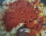 A picture of step 4 of Patatas Bravas 🥔🌶️.