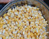 A picture of step 1 of Masala Sweetcorns / Masala Corns.