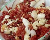 A picture of step 6 of Gajar Ka halwa🤤.