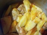 بطاطا حمراء بالجزر والحمص