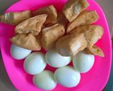 Foto langkah ke 1 dari resep Telur Tahu Bumbu Rujak.