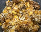 صورة لخطوة 3 من وصفة رز بكشنة الدجاج