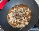 A picture of step 3 of Chicken Adobo Tacos.