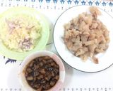 Hình bước làm 2 của món Cá thu một nắng thái mỏng rang hành, khô quẹt