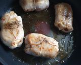 Une image de l'étape 1 de Paupiettes de poulet à la crème et aux champignons.