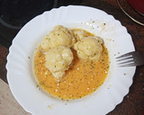 Foto del paso 4 de la receta: Coliflor rebozada con puré de papas, longaniza y mojo