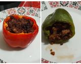 Foto del paso 10 de la receta: Pimientos rellenos de pavo, en airfryer