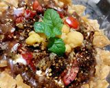 A picture of step 5 of Mix Dahi Bara Chaat.