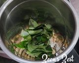 A picture of step 1 of Curry Leaves and Roasted Gram Chutney for Dosas/Idlis.