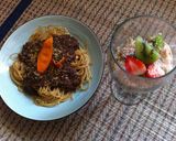 A picture of step 19 of Cocoa Hot and Spicy Sauce Spaghetti <3 Valentine Set 1/2 <3.