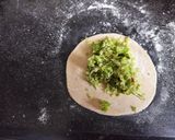 A picture of step 4 of Broccoli paratha.