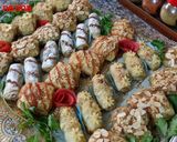 صورة لخطوة 2 من وصفة مسمن بريستيج بأشكال مختلفة وحشوات مالحة وحلوة بمذاق جد مميز