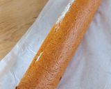 Vegán, sajtkrémes, paprikapiskótás tekercs recept fázis 8 fotója