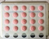 Une image de l'étape 15 de Macarons à la framboise (avec ganache fondante).
