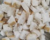 A picture of step 1 of Bread Poha.