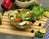 Cucumber, black olive and lettuce salad recipe step 6 photo