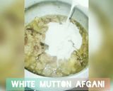 A picture of step 3 of White Mutton Afgani.