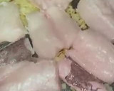 Foto del paso 3 de la receta: Lomos de Merluza y Gambas con Crema de guisantes 🫛